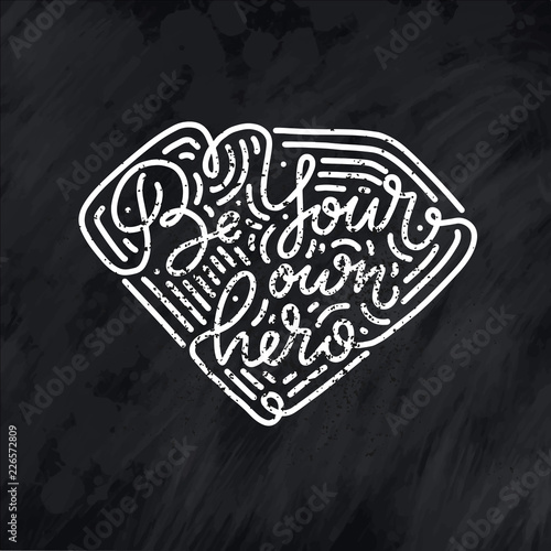 Your voice matters quote lettering. Calligraphy inspiration graphic design typography element. Hand written postcard. Cute simple vector sign hand drawn style. Textile print