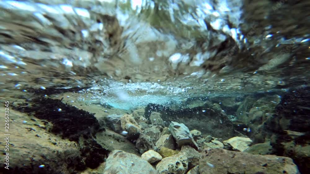 Bergbach-Unterwasser Bergbach-Unterwasser