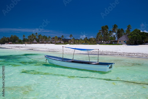 Zanzibar, landscape sea, boat