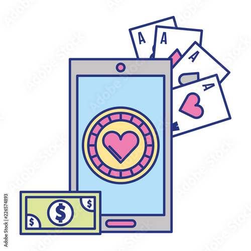 cellphone banknote application casino game bet