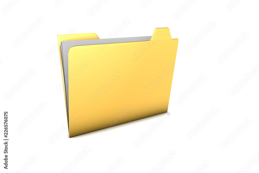 3D rendered Illustration of a turning folder.
3D rendered Illustration of a turning folder.