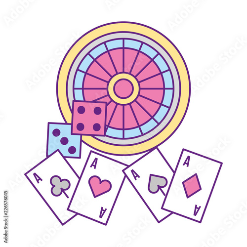 roulette dices and aces casino game