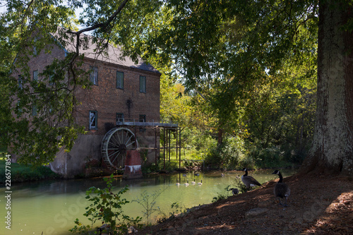 The 1932 Lindale Grist Mill on Silver Creek outside Rome, Georgia