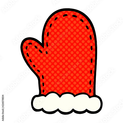 cartoon doodle oven mitts