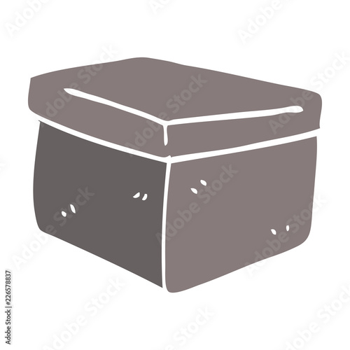 cartoon doodle office filing box