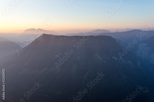 Morgenstimmung in den Bergen