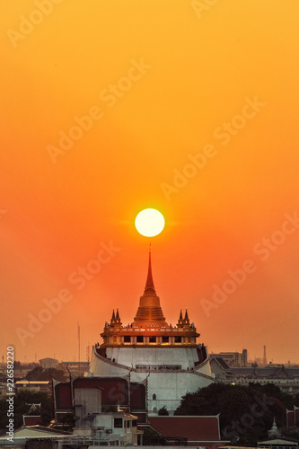 Photography The Golden Mount at Wat Sraket Rajavaravihara temple