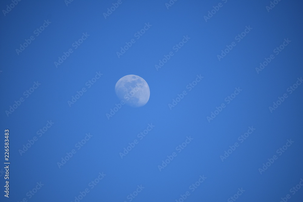 Moon during the day