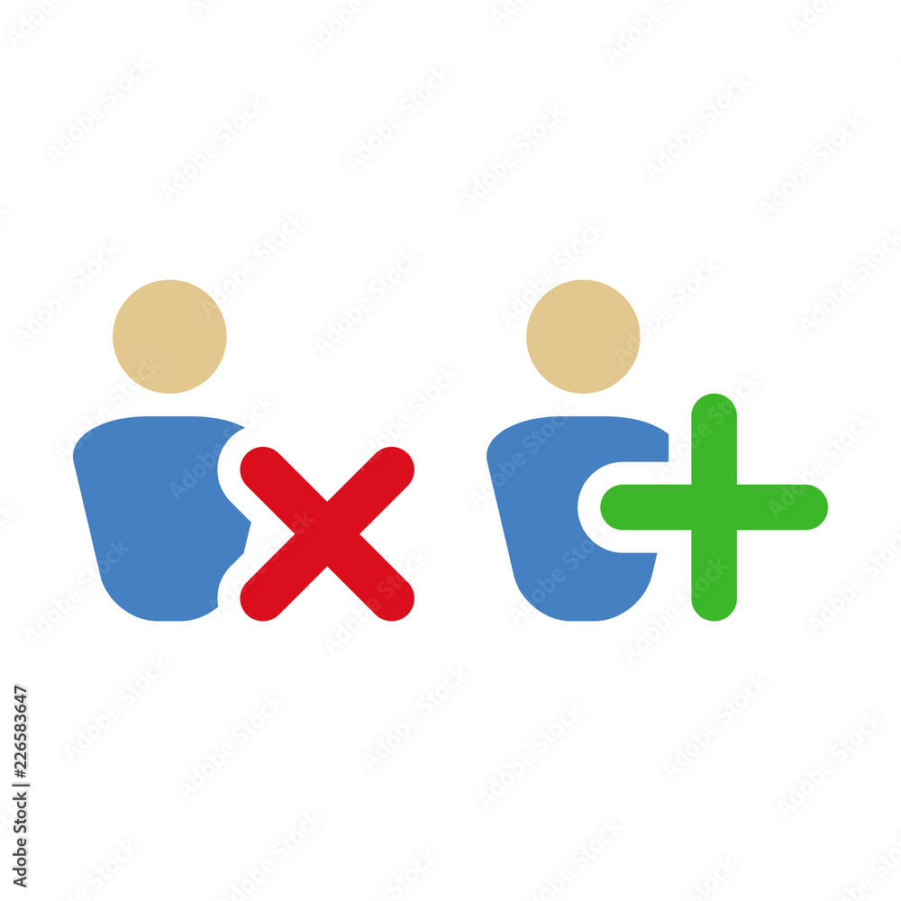 Illustration of two men with math signs, vector illustration. Illustration of two men with math signs, vector illustration.