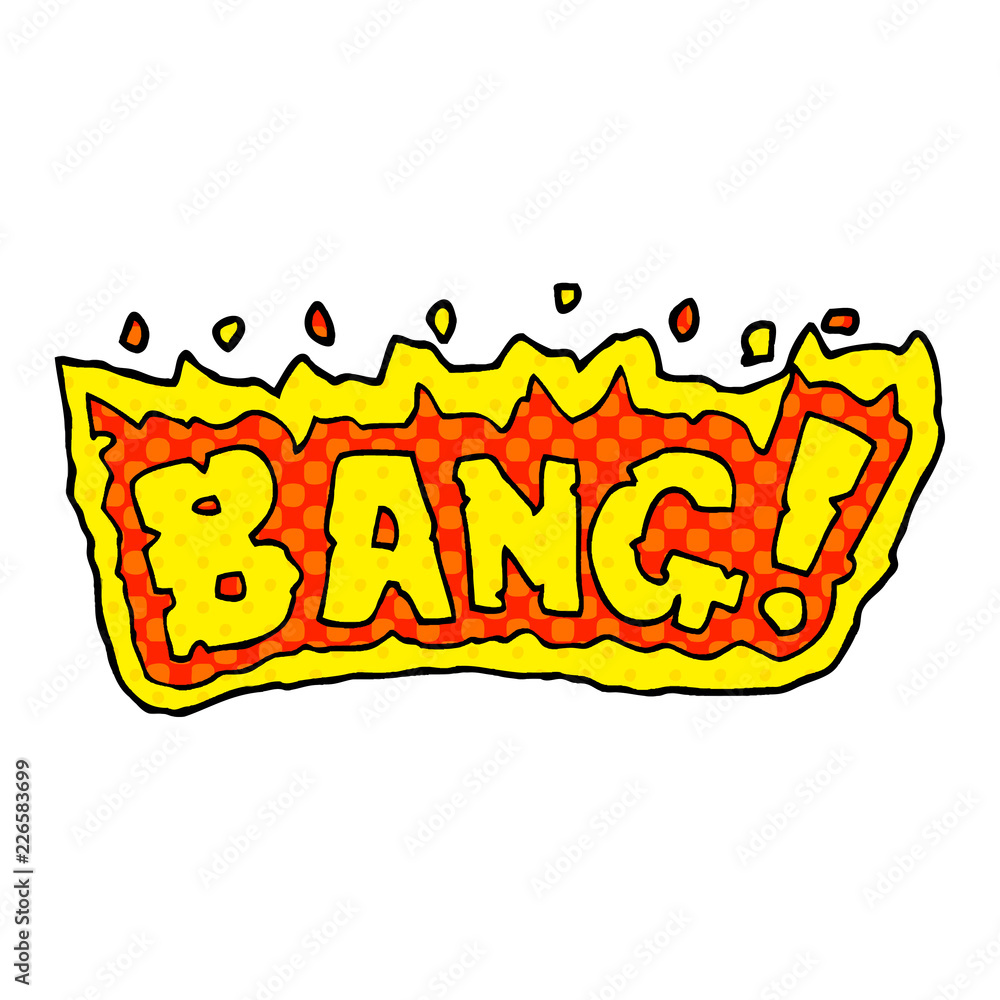 cartoon doodle word bang cartoon doodle word bang