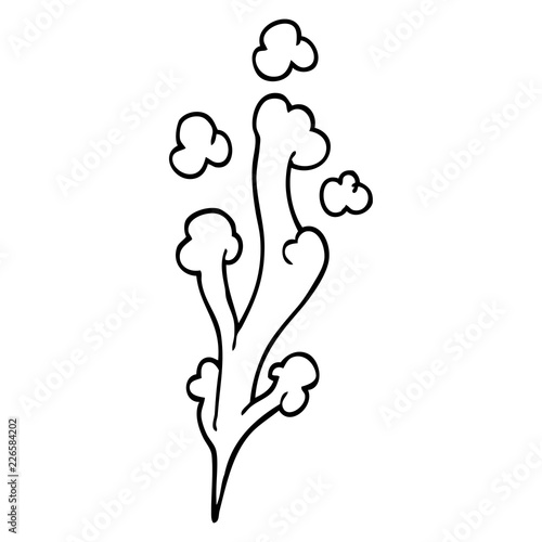 line drawing cartoon whooshing cloud