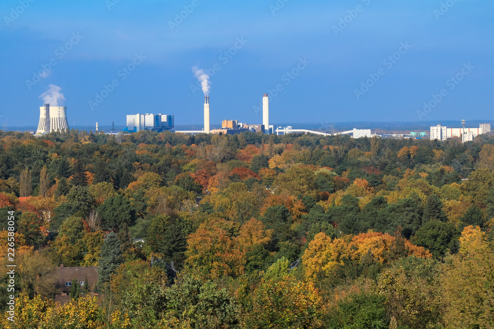 Berlin city view from Drachenberg mountain Berlin city view from Drachenberg mountain