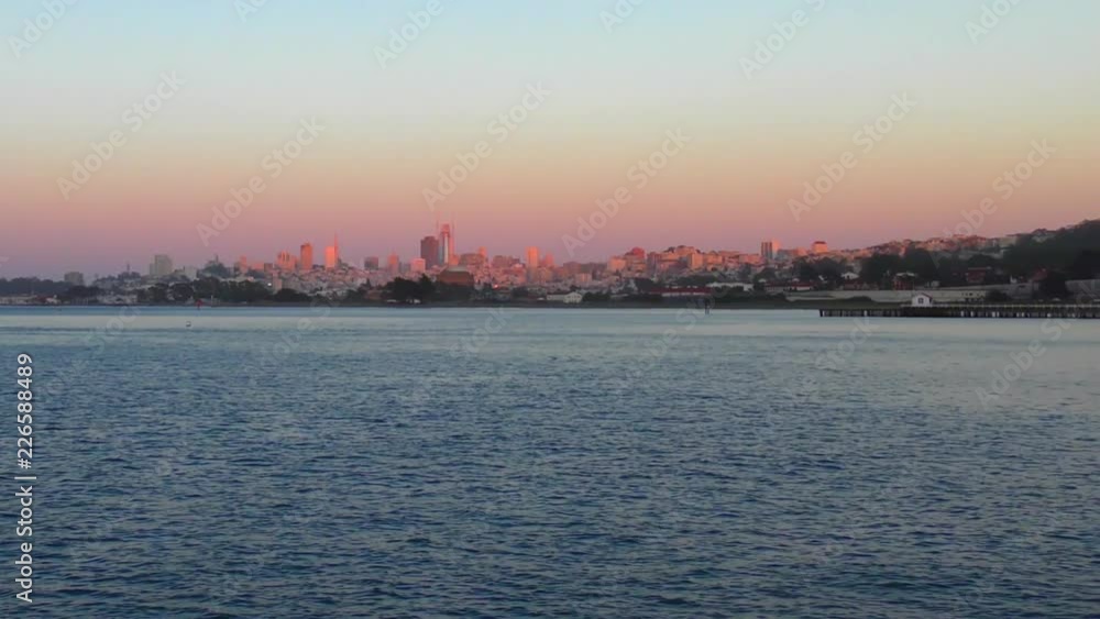 San Francisco Skyline as seen from Chrissy Field in San Francisco, California, USA. San Francisco Skyline as seen from Chrissy Field in San Francisco, California, USA.