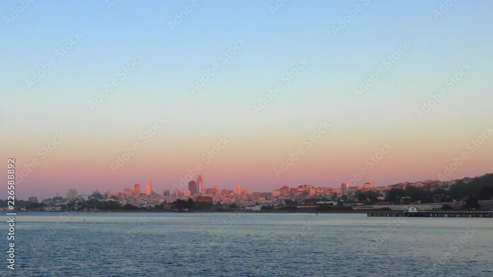 San Francisco Skyline as seen from Chrissy Field in San Francisco, California, USA. San Francisco Skyline as seen from Chrissy Field in San Francisco, California, USA.