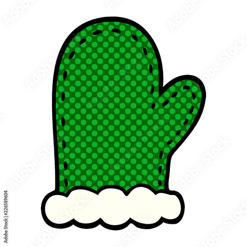 cartoon doodle oven mitts