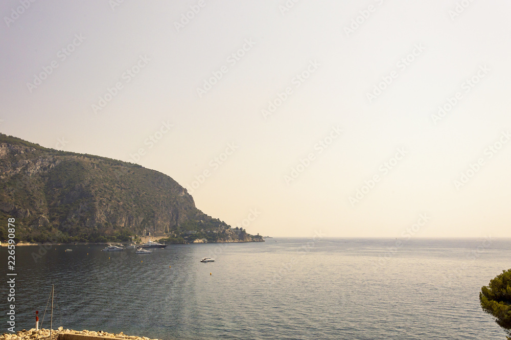 Panoramic view of the Bay of Mala with its famous beaches