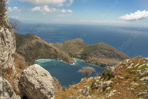 The bay of Ieranto in Sorrento s peninsula