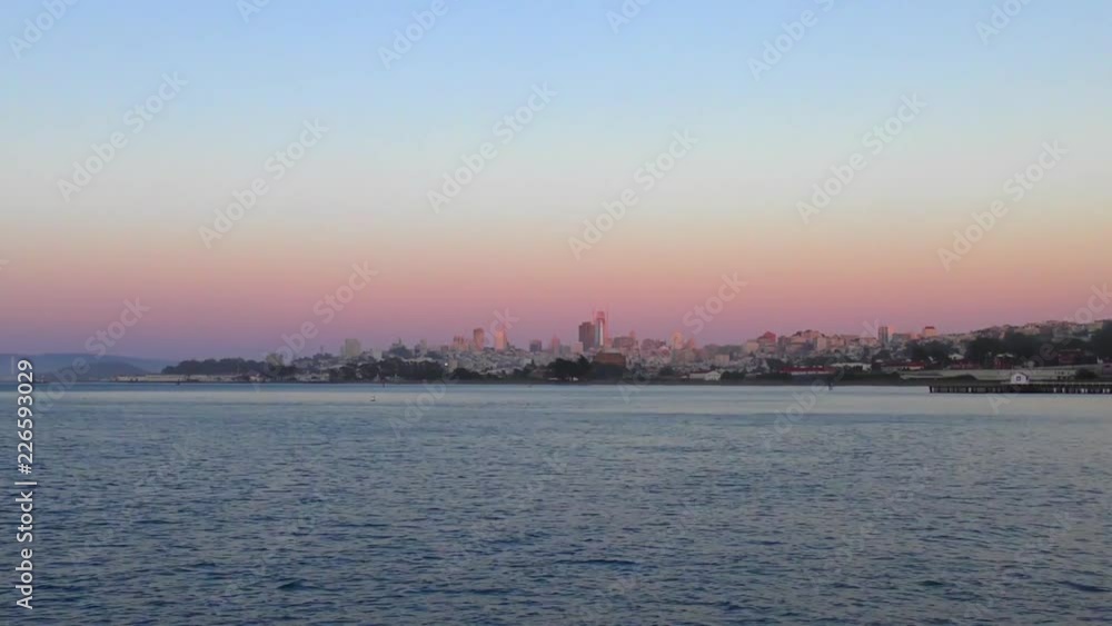 San Francisco Skyline as seen from Chrissy Field in San Francisco, California, USA. San Francisco Skyline as seen from Chrissy Field in San Francisco, California, USA.