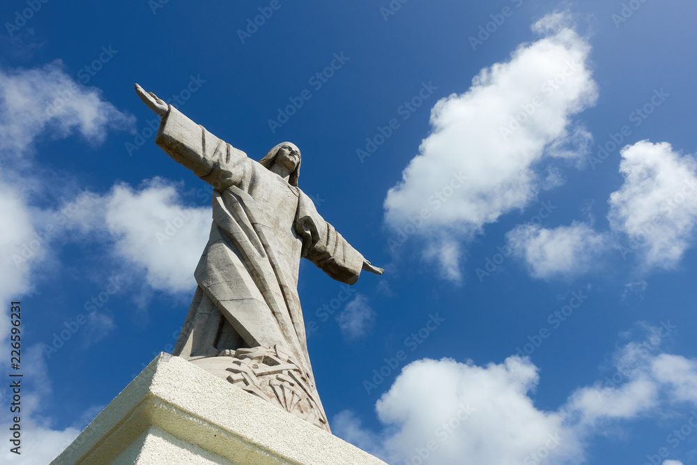 Cristo Rei Jesus Christ sculpture in Caniço, Madeira