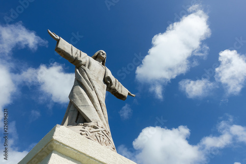 Cristo Rei Jesus Christ sculpture in Caniço, Madeira photo