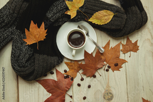 Café en otoño