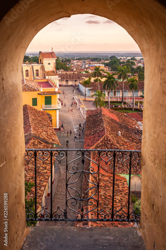 Photography View of Trinidad (Cuba) from the Convent of Saint Francis of Assisi tower