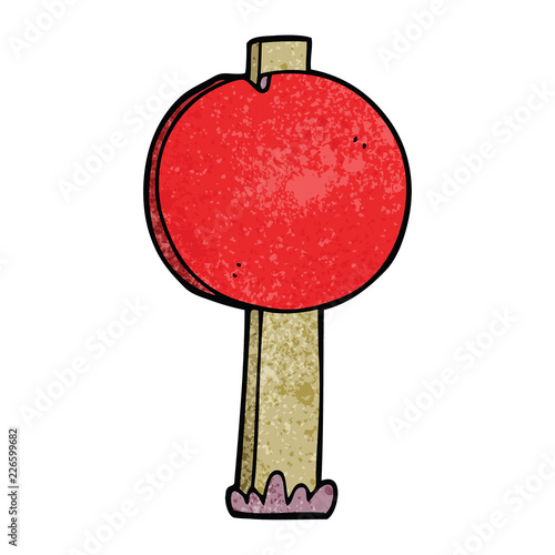 cartoon doodle road sign