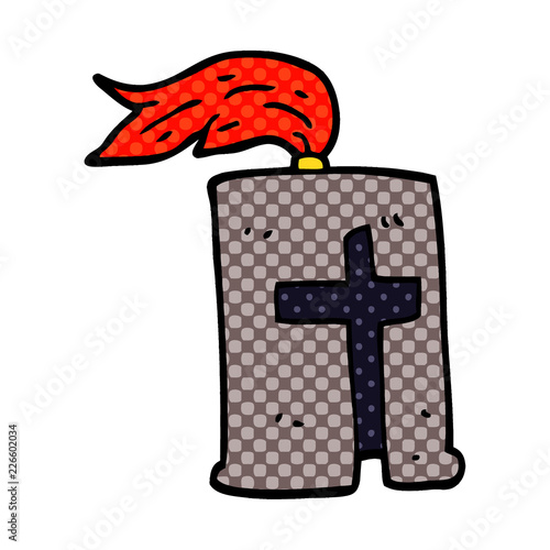 cartoon doodle knights helmet
