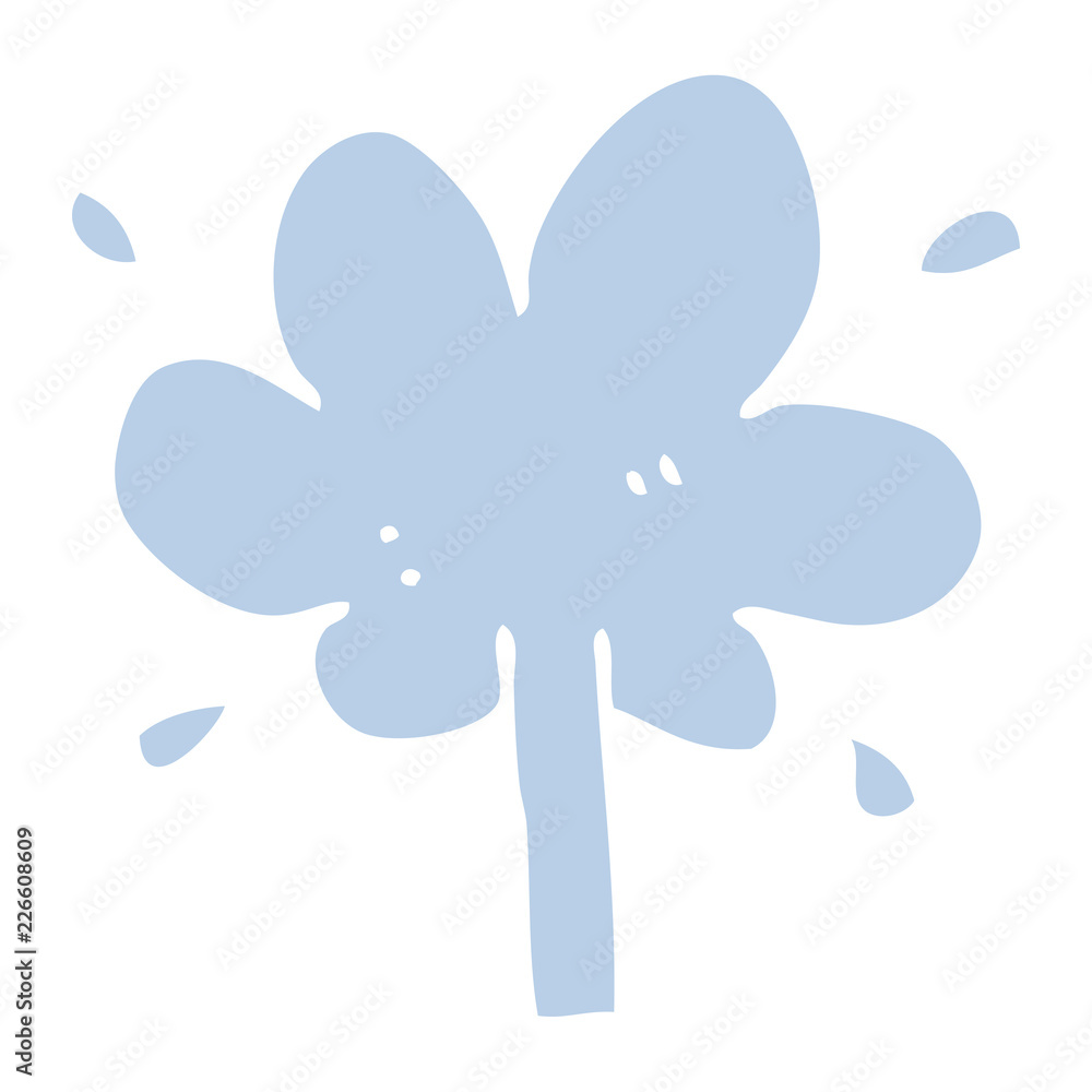 flat color style cartoon water squirt flat color style cartoon water squirt