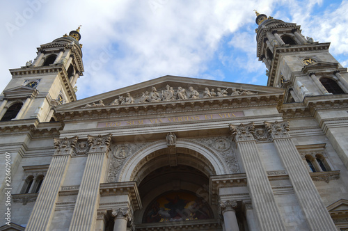 St. Stephen s Basilica  Szent Istvan Bazilika  in Budapest on December 29  2017.