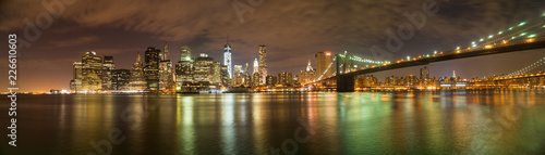 Panorama von New York Blick aus Brooklyn © Denis Feldmann