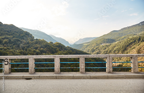 Bridge Dzhurdzhevicha. Montenegro. Summer.  photo