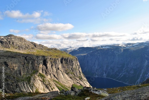 View of the fjord in Norway