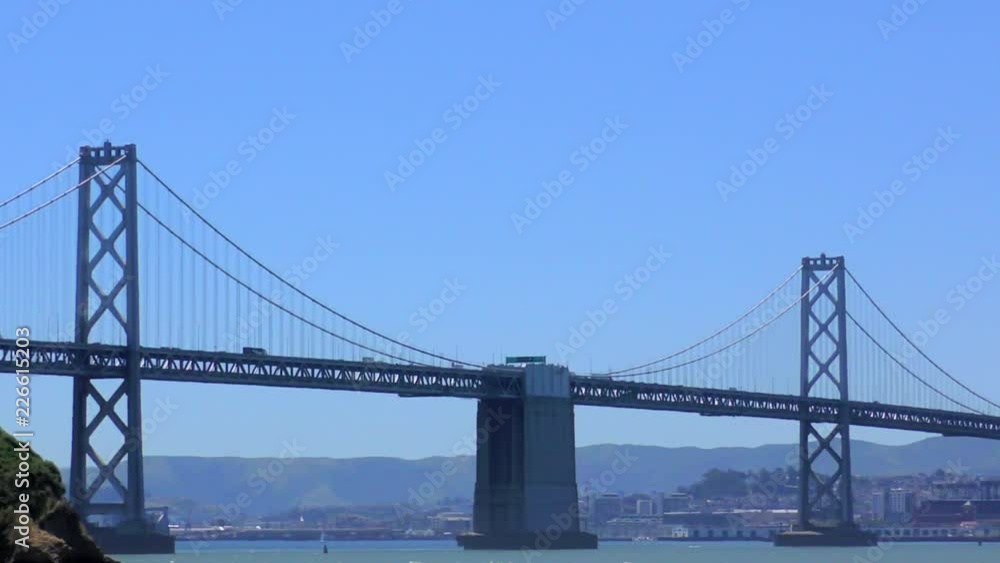 The Bay Bridge as seen from Treasure Island, San Francisco, California, USA The Bay Bridge as seen from Treasure Island, San Francisco, California, USA