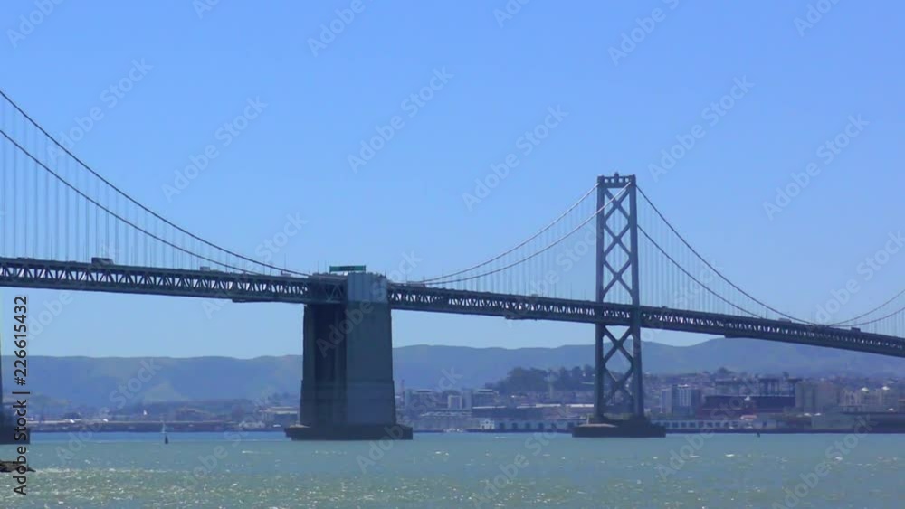 The Bay Bridge as seen from Treasure Island, San Francisco, California, USA The Bay Bridge as seen from Treasure Island, San Francisco, California, USA