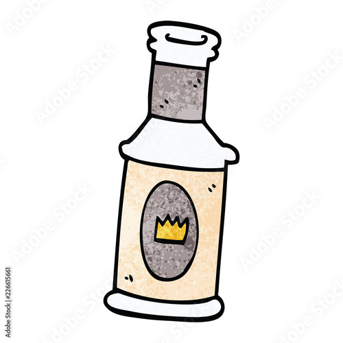 cartoon doodle alcoholic drink