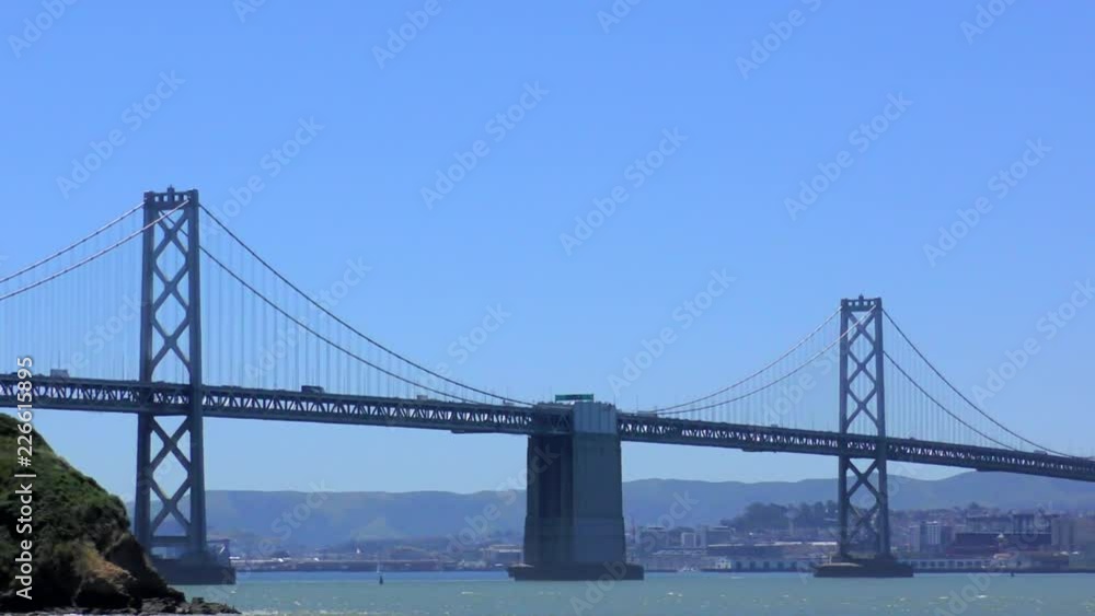 The Bay Bridge as seen from Treasure Island, San Francisco, California, USA The Bay Bridge as seen from Treasure Island, San Francisco, California, USA