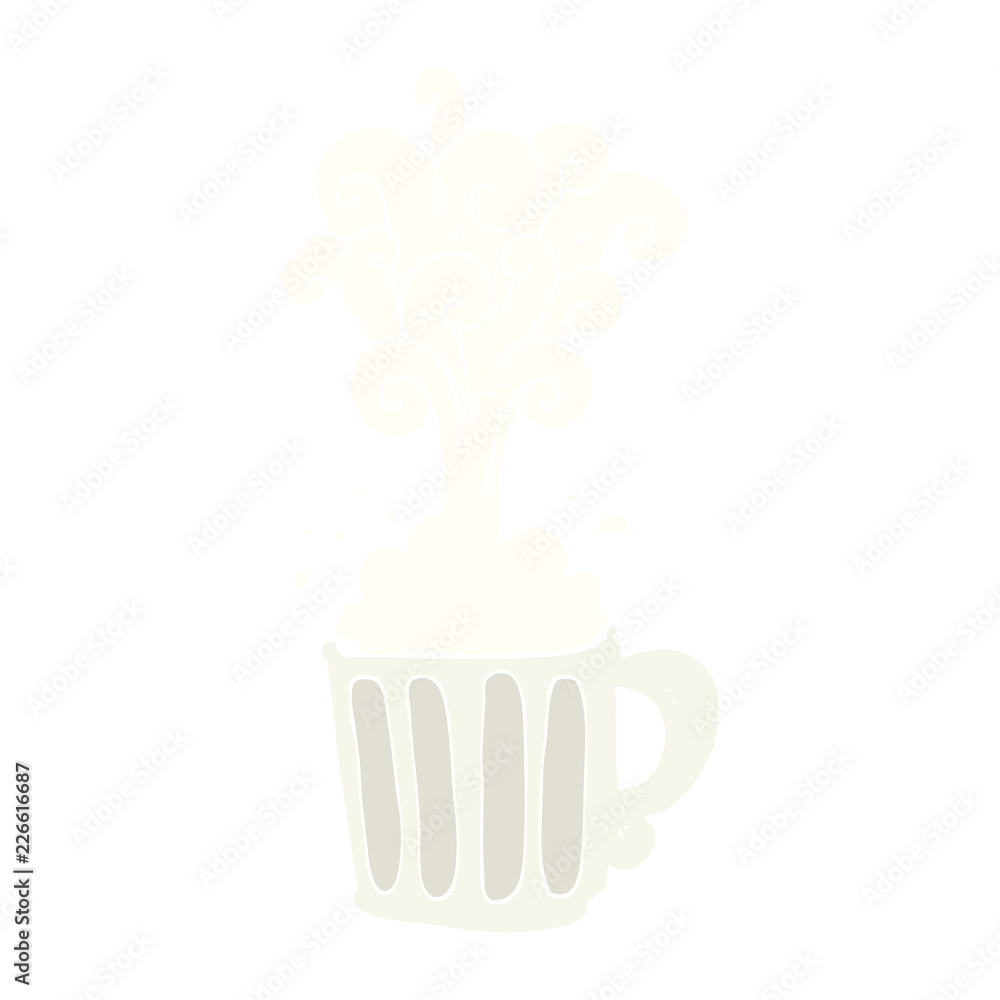 flat color illustration of a cartoon exploding beer flat color illustration of a cartoon exploding beer