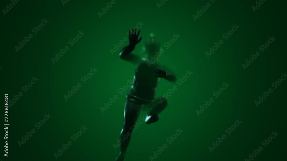 Abstract background with animation of crawl human behind the glass surface. Animation of seamless loop. Abstract background with animation of crawl human behind the glass surface. Animation of seamless loop.