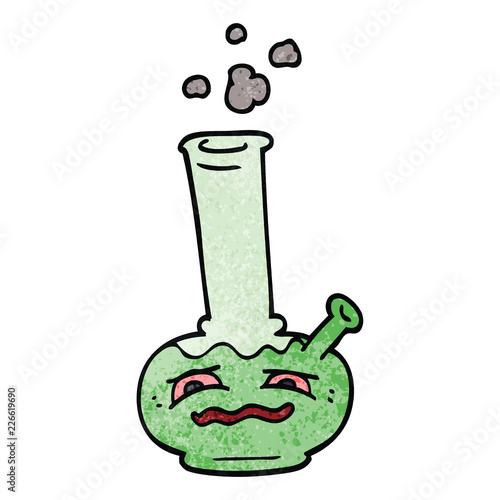 cartoon doodle bong