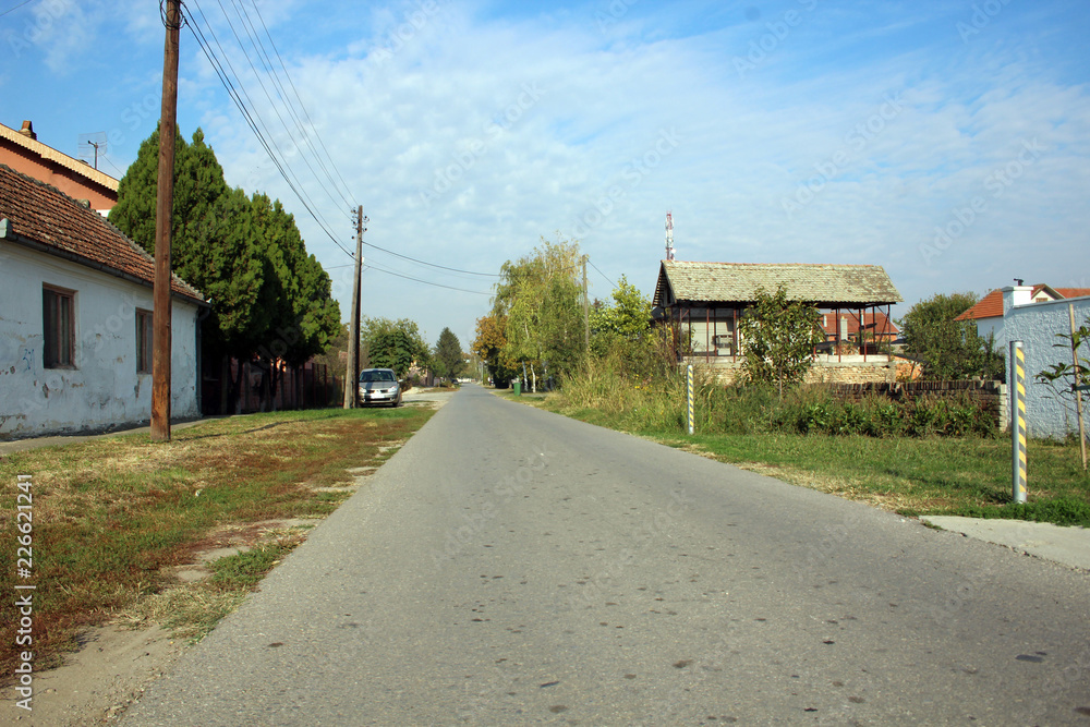 Obraz premium Village Opovo in Vojvodina