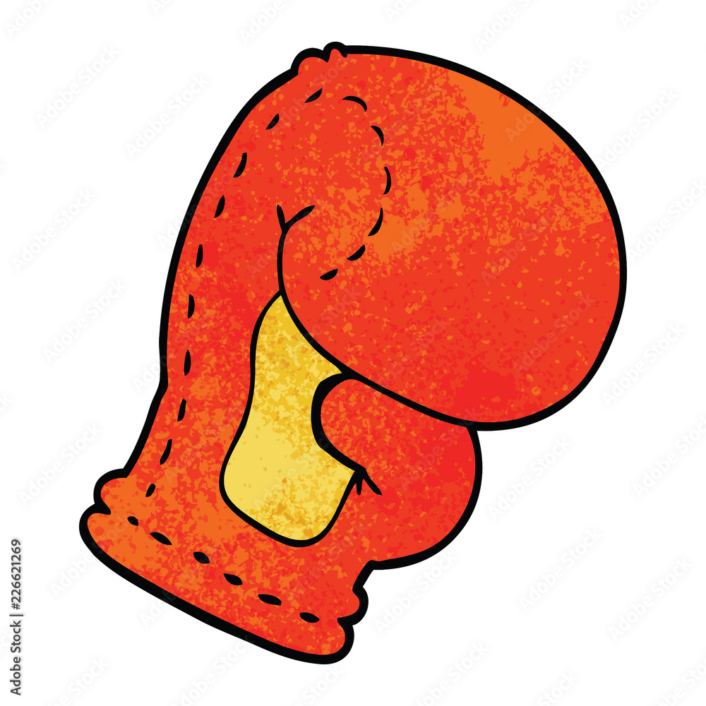 cartoon doodle boxing glove cartoon doodle boxing glove