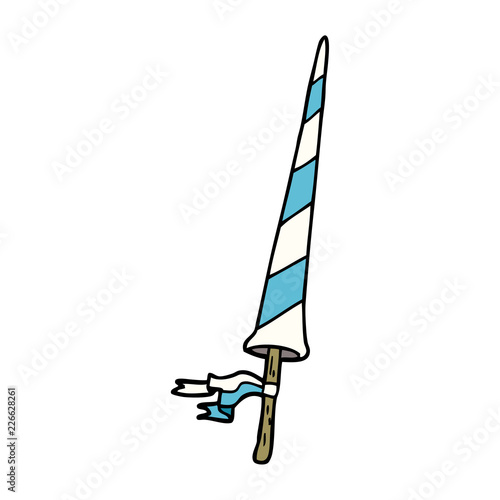 cartoon doodle knights lance