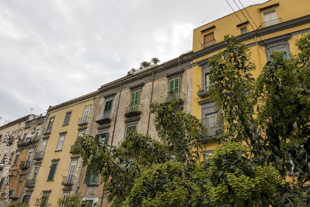 Streets of Naples old town Italy Streets of Naples old town Italy