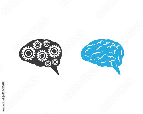 Brain logo illustration
