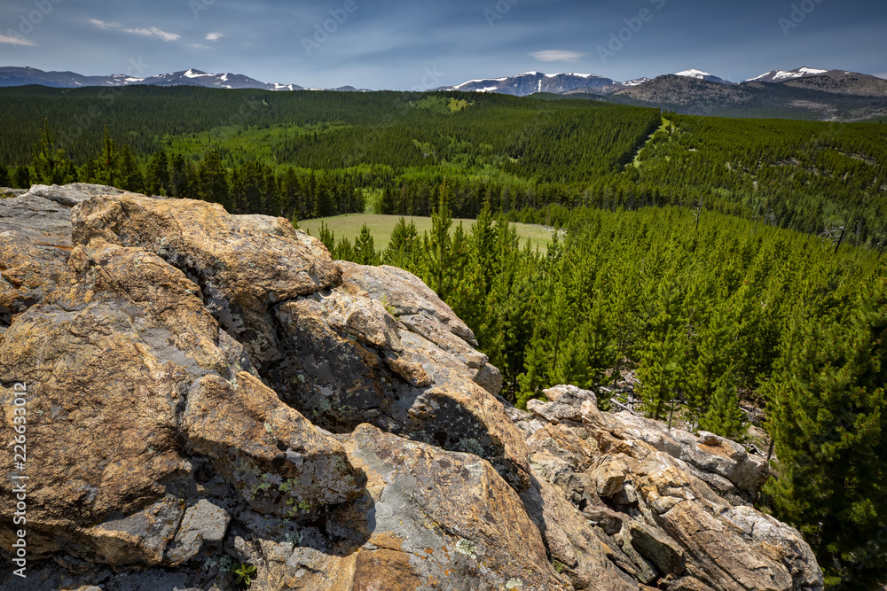 The Cloud Peak Wilderness of the Bighorn National Forest