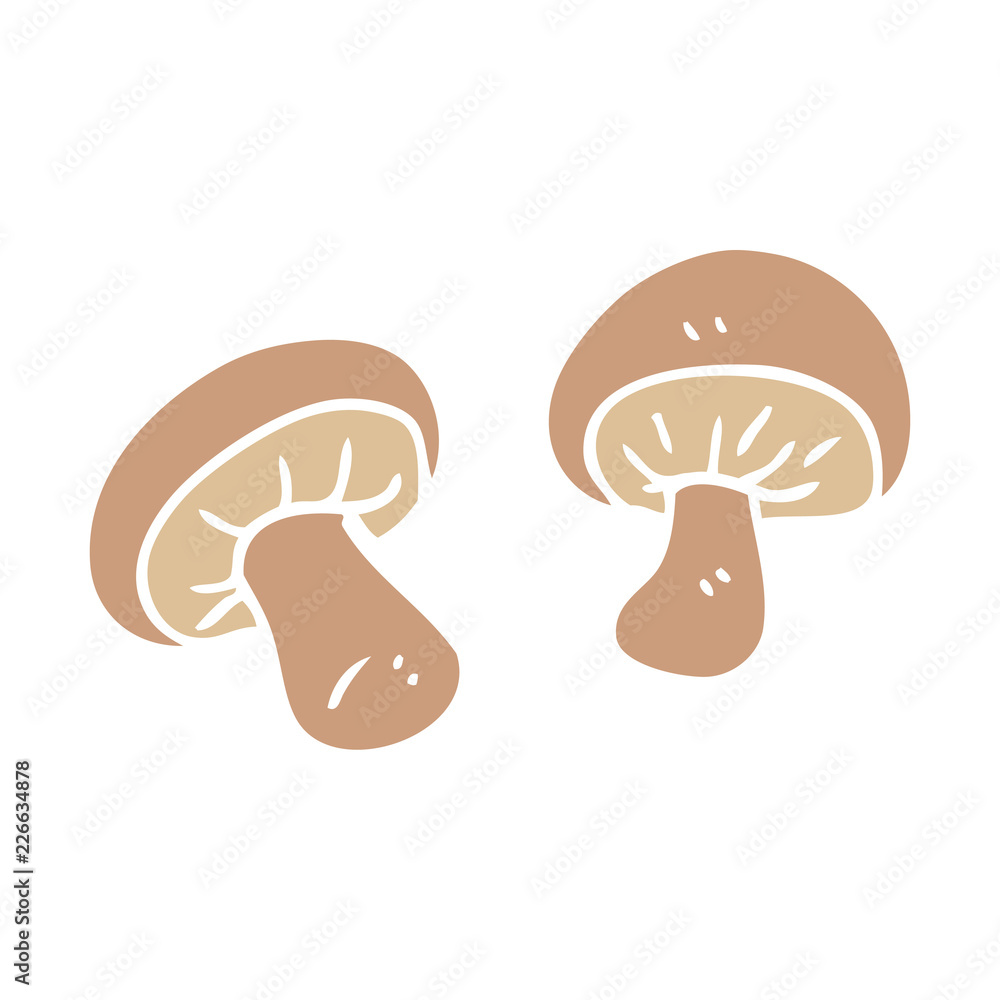 Fototapeta premium cartoon doodle mushrooms