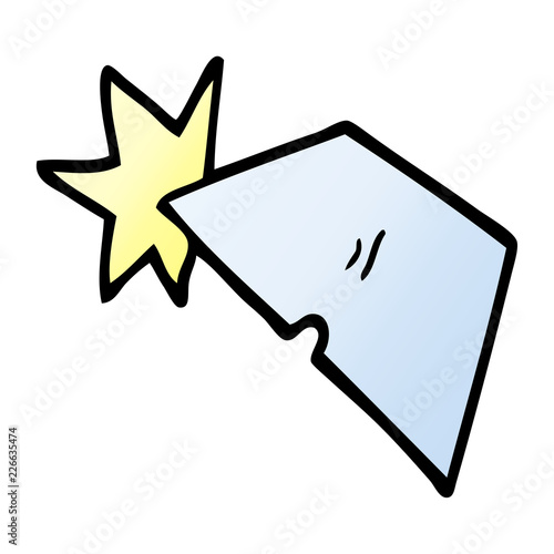 cartoon doodle shiny razorblades