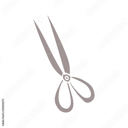 cartoon doodle scissors © lineartestpilot