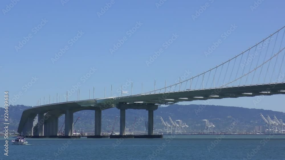 The Bay Bridge in San Francisco, California, USA, circa May 2017 The Bay Bridge in San Francisco, California, USA, circa May 2017